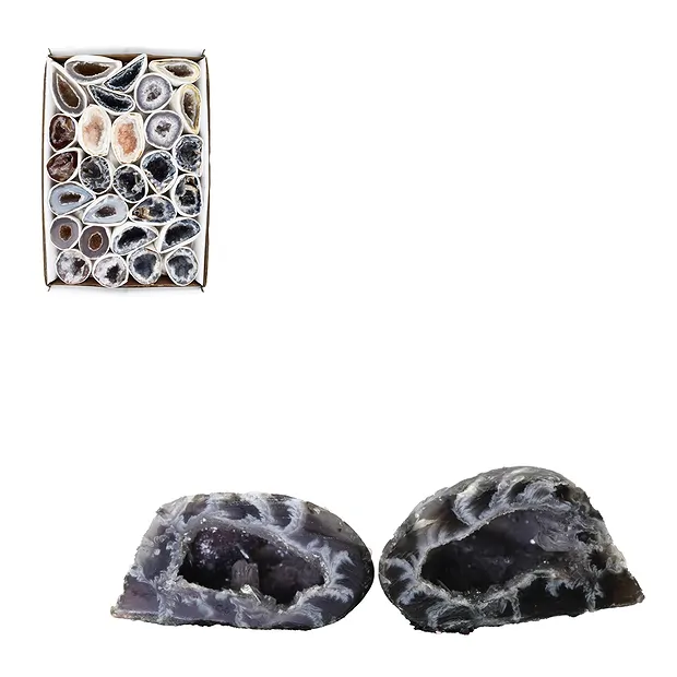 Geode pairs Agate, 03 - 05cm (approx. 1kg/ PU) | gems, healing stones & jewelry