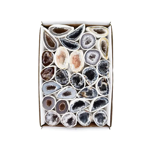 Paires de géodes Agate, 03 - 05cm (ca. 1kg/UC) | Marco Schreier