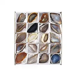 0500106120 Geoden Achat, 06 - 08cm (20 St./VE) | Schreier Edelsteine, Heilsteine & Schmuck