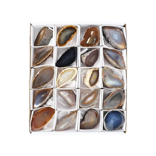 Agata geode, 06 - 08 cm (20 pz./ UC) | grossista gemme e pietre curative