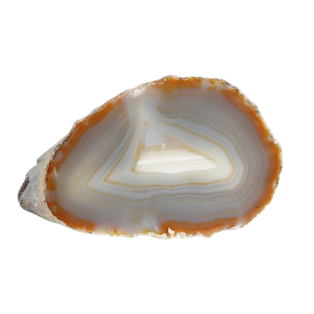 Pièce polie d'un côté d'Agate, 7 à 10 cm | Marco Schreier