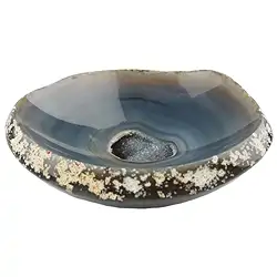0500114010 Agate bowl, 13 - 14cm (large) | minerals trade - gems, healing stones & jewelry