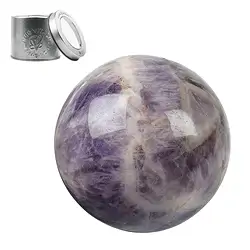 0501201041 Boule de massage améthyste, 4,0cm, dans une boîte cadeau | Marco Schreier