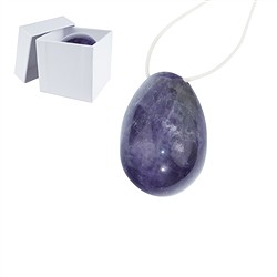 0501202026 Yoni Egg Amethyst, 3.5cm (small) | wholesaler gems, healing stones & jewelry
