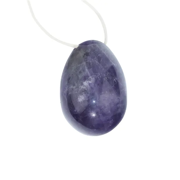 Yoni Egg Amethyst, 4.0cm (medium) | wholesaler gems, healing stones & jewelry