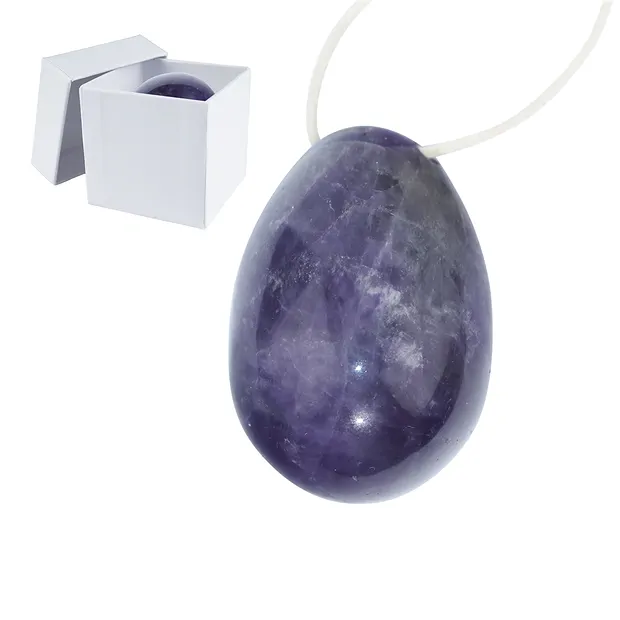 Yoni Egg Amethyst, 5.0cm (large) | wholesaler gems, healing stones & jewelry