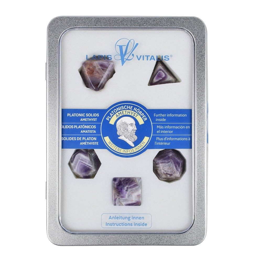 Quarzo ametista corpo platonico, 2 cm (piccolo) | Marco Schreier