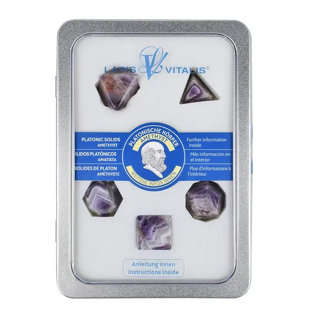 Platonische Körper Amethystquarz, 2cm (klein) | Edelsteine, Heilsteine & Schmuck