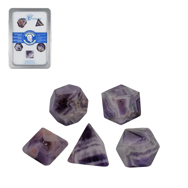 Platonische Körper Amethystquarz, 2cm (klein) | Edelsteine, Heilsteine & Schmuck