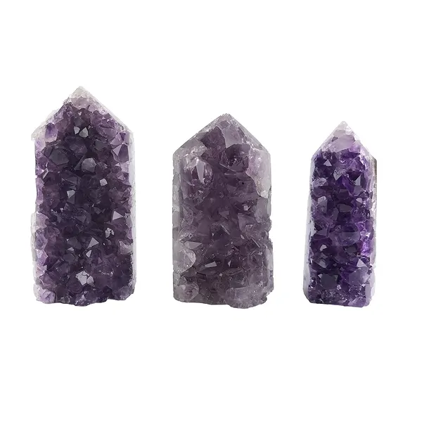 Point Amethyst rough, 8,0 - 10,0cm | wholesaler gems, healing stones & jewelry