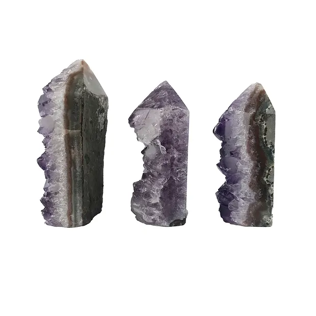 Point Amethyst rough, 8,0 - 10,0cm | wholesaler gems, healing stones & jewelry