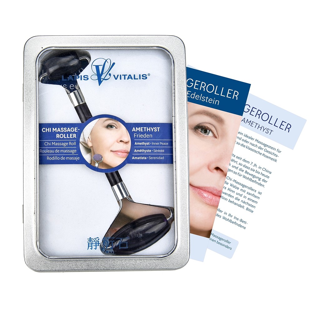 Chi Massage Roller Amethyst (Peace) | wholesaler gems, healing stones & jewelry