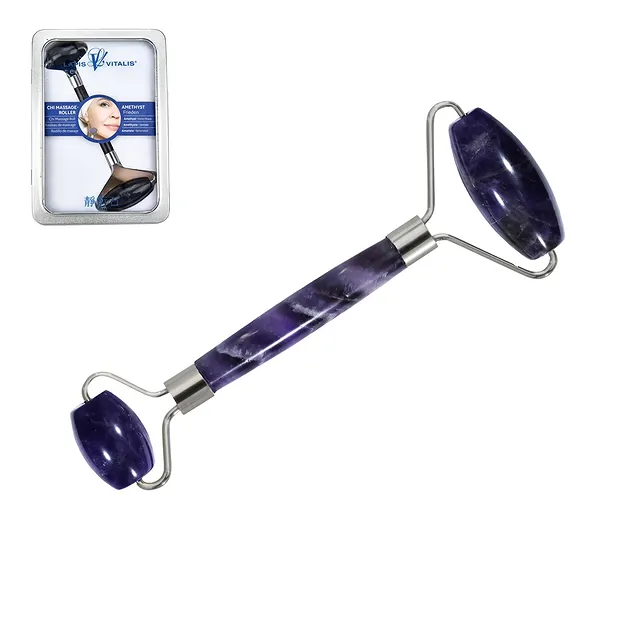 Chi-Massageroller Amethyst (Frieden) | Schreier Edelsteine, Heilsteine & Schmuck
