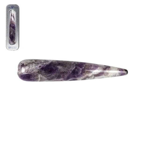 Massagegriffel Amethyst, in Geschenkdose | GH Edelsteine, Heilsteine & Schmuck