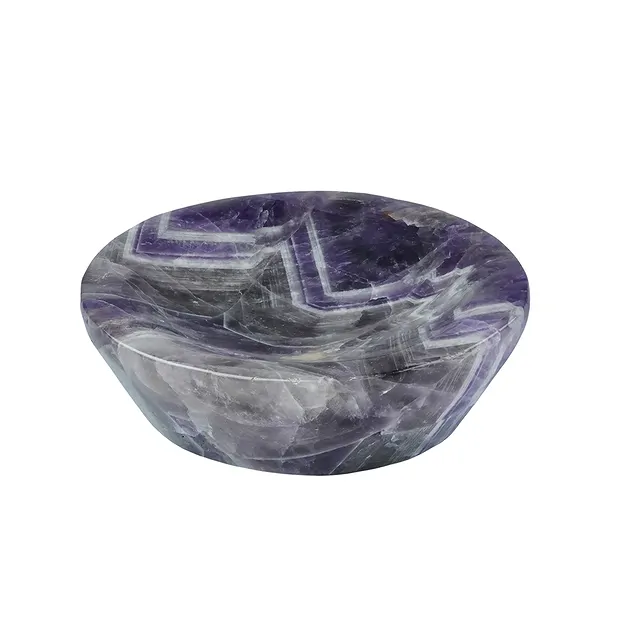 Coupe améthyste ronde, 9cm | Pierres précieuses, pierres thérapeutiques & bijoux