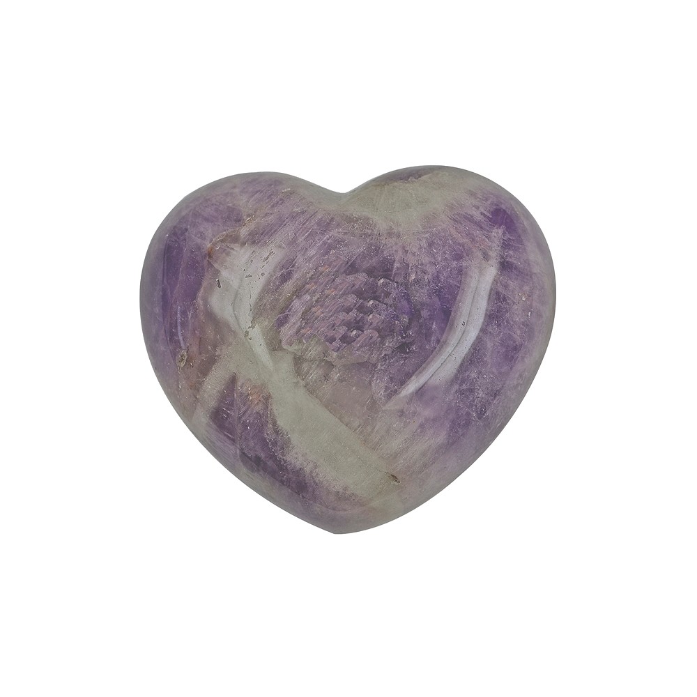 Herz bauchig, Amethyst, 4,5cm | Großhändler Edelsteine, Heilsteine & Schmuck