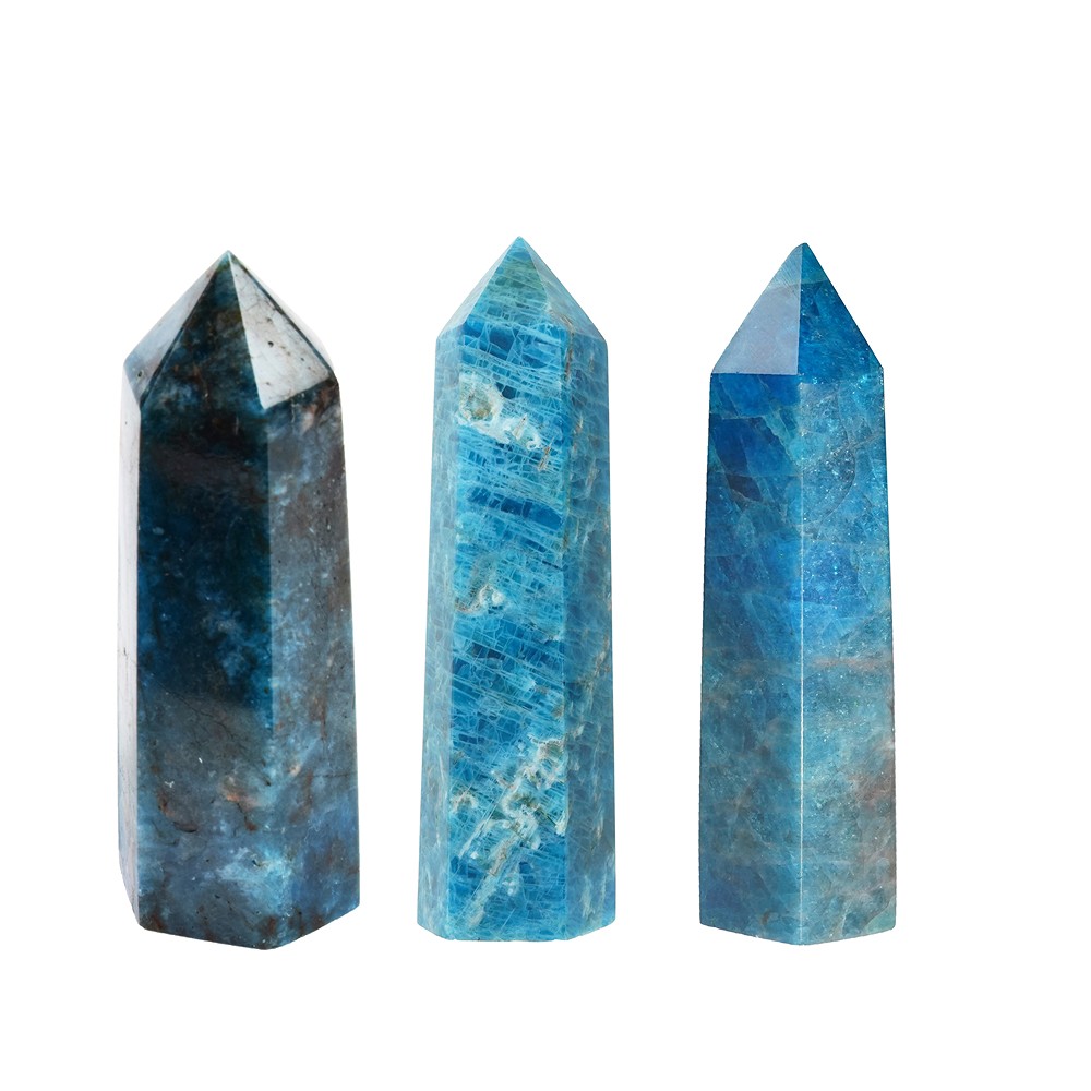 Spitze Apatit (stab.), 7,5 - 8,5cm  | Schreier Edelsteine, Heilsteine & Schmuck