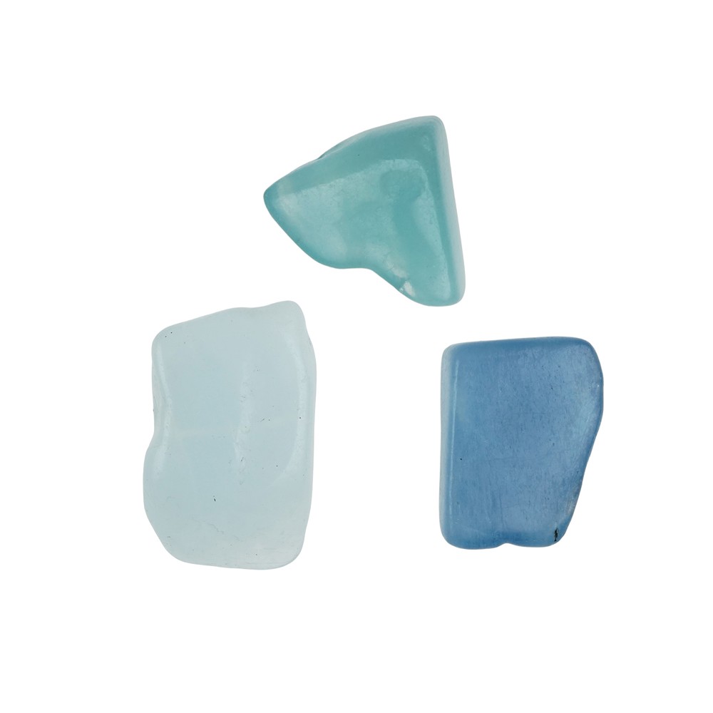 Trommelsteine Aquamarin extra, 1,0 - 2,5cm (100g/VE) | Marco Schreier
