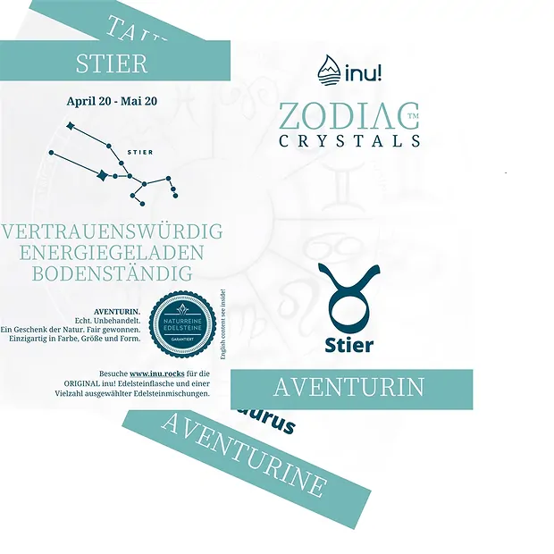 inu ! Zodiac Crystal Taureau/Aventurine | Marco Schreier