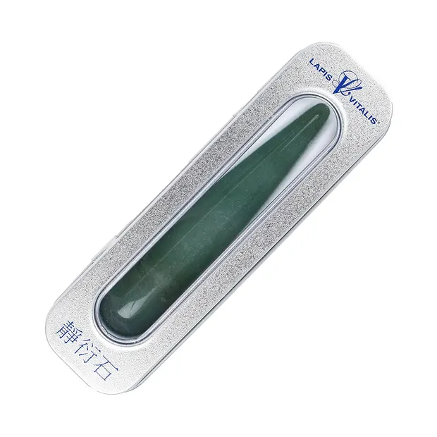 Massagegriffel Aventurinquarz dick, in Geschenkdose | Marco Schreier