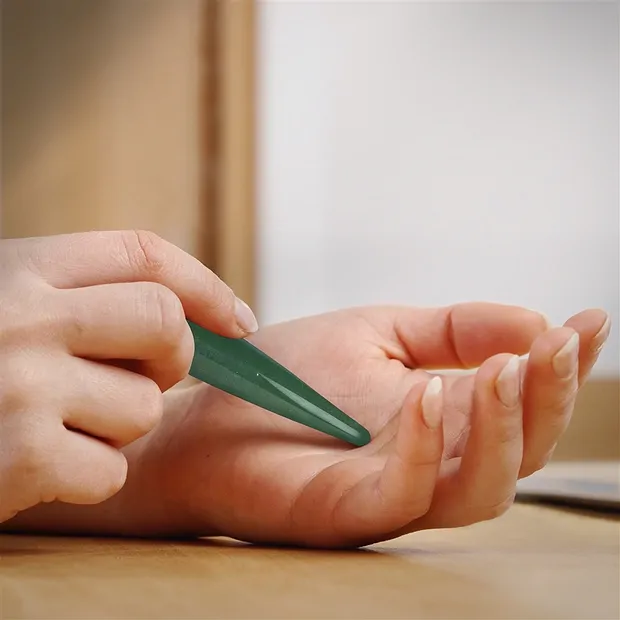 Massagegriffel Aventurinquarz dick, in Geschenkdose | Marco Schreier