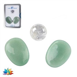 0503112092 Set de pierres de soin pour les yeux Aventurine (anti-stress) | Marco Schreier