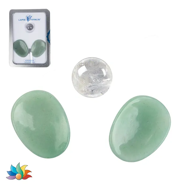 Set de pierres de soin pour les yeux Aventurine (anti-stress) | Marco Schreier