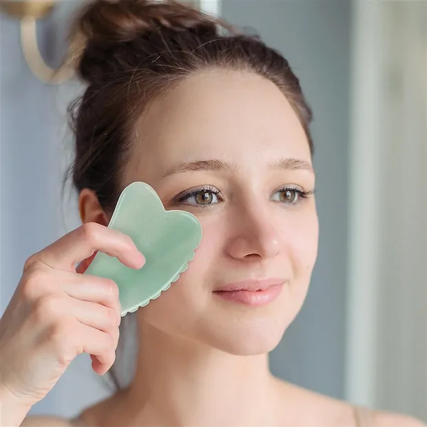 Gua Sha Aventurine avec dents | Marco Schreier