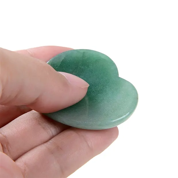 Touch Heart Aventurin mit Beileger in Pouch | Edelsteine, Heilsteine & Schmuck