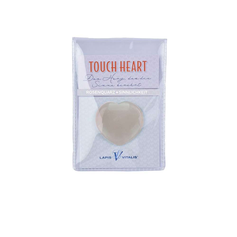 Touch Heart Aventurine with insert in pouch | wholesaler gems & healing stones