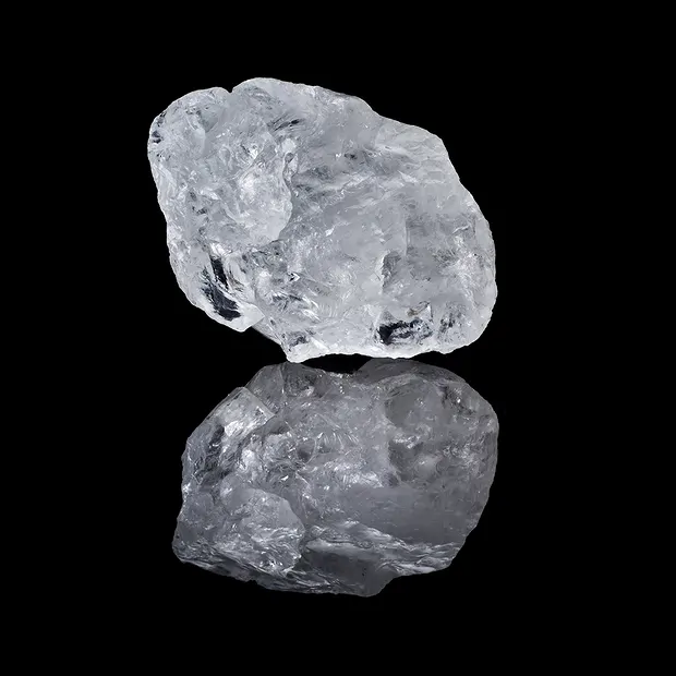 Massage ball Rock Crystal, 4.0cm, in gift box | wholesaler gems & healing stones