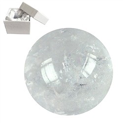 0503501041 Boule de massage Cristal de roche, 4,0cm, dans une boîte cadeau | Marco Schreier