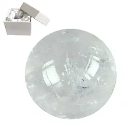 0503501041 Massage-Kugel Bergkristall, 4,0cm, in Geschenkschachtel | Marco Schreier