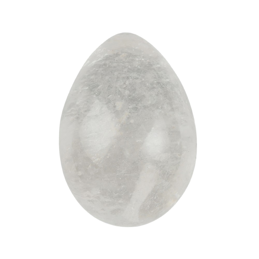 Cristallo di rocca a forma di uovo, 4,8 cm | grossista gemme e pietre curative