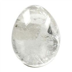 0503502005 Cristal de roca huevo, 6,0cm | piedras preciosas, piedras curativas y joyería