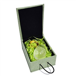 0503502011 Ei Bergkristall, 5,0cm, mit Geschenkbox und Ständer | Marco Schreier