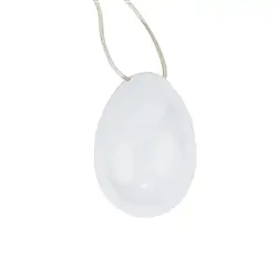 0503502026 Yoni Egg Rock Crystal, 3.5cm (small) | wholesaler gems, healing stones & jewelry