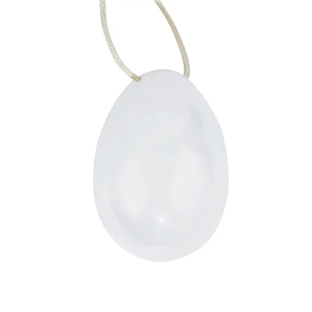Œuf de Yoni Cristal de roche, 4,0cm (moyen) | Marco Schreier
