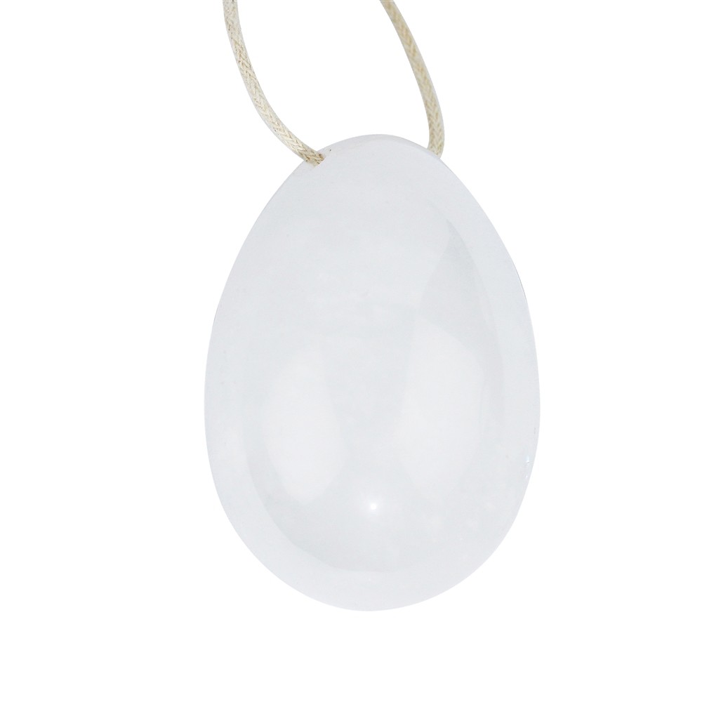 Œuf de Yoni Cristal de roche, 5,0cm (grand) | Marco Schreier