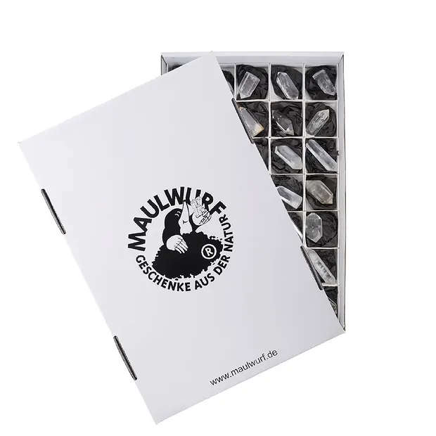 Puntas Cristal de roca pulido, 4,0 - 5,5cm (35 unid./VE) | Marco Schreier