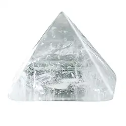 0503503400 Rock Crystal pyramid in gift box, 04cm | Schreier gems, healing stones & jewelry