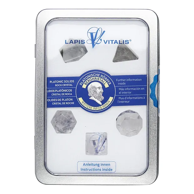 Solides de Platon Cristal de roche, 2cm (petit) | Marco Schreier