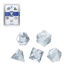 0503509140 Solides de Platon Cristal de roche, 2cm (petit) | Marco Schreier