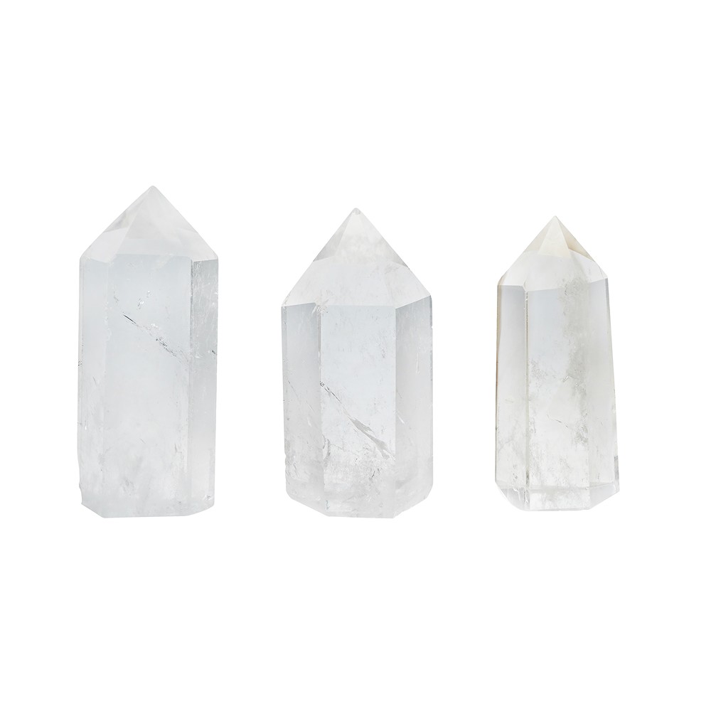 Point Rock Crystal polished, 4,6 -5,5cm | wholesaler gems & healing stones