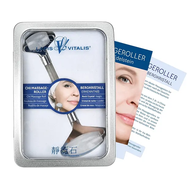 Chi Massage Roller Rock Crystal (Insight) | wholesaler gems & healing stones