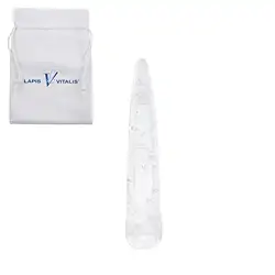 0503512091 Massage stylus Rock Crystal thick, in bag | wholesaler gems & healing stones