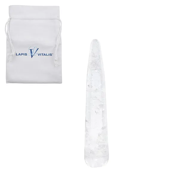 Bâton de massage Cristal de roche épais, en sachet | Marco Schreier