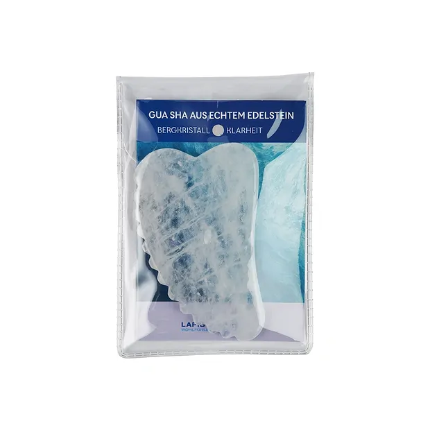 Cristallo di rocca Gua Sha con denti | grossista gemme e pietre curative