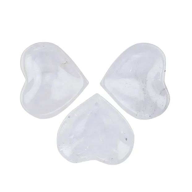 Rock Crystal Heart Bowl, 10cm | minerals trade - gems, healing stones & jewelry