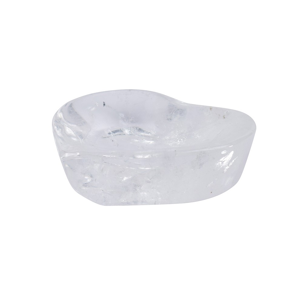 Rock Crystal Heart Bowl, 10cm | minerals trade - gems, healing stones &amp; jewelry